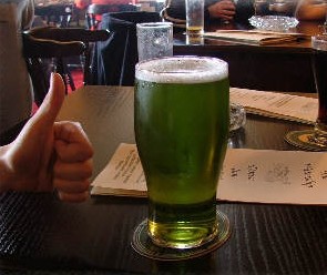 A pint of Sign of Spring from the Stonehenge brewery