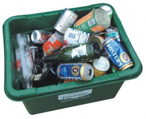 green recycle box