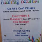 Dabbling Doodlers art class in Baddow