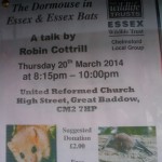 The Dormouse in Essex and Essex bats
