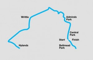 Essex County Standard: The route for the first Chelmsford Marathon