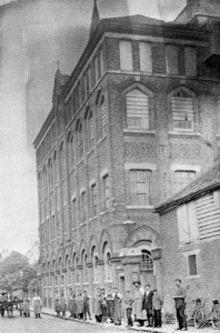 Old photo of The Baddow Brewery.