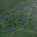 A possible Chelmsford marathon route. N.B. Not the official route. Awaiting confirmation of the exact route.